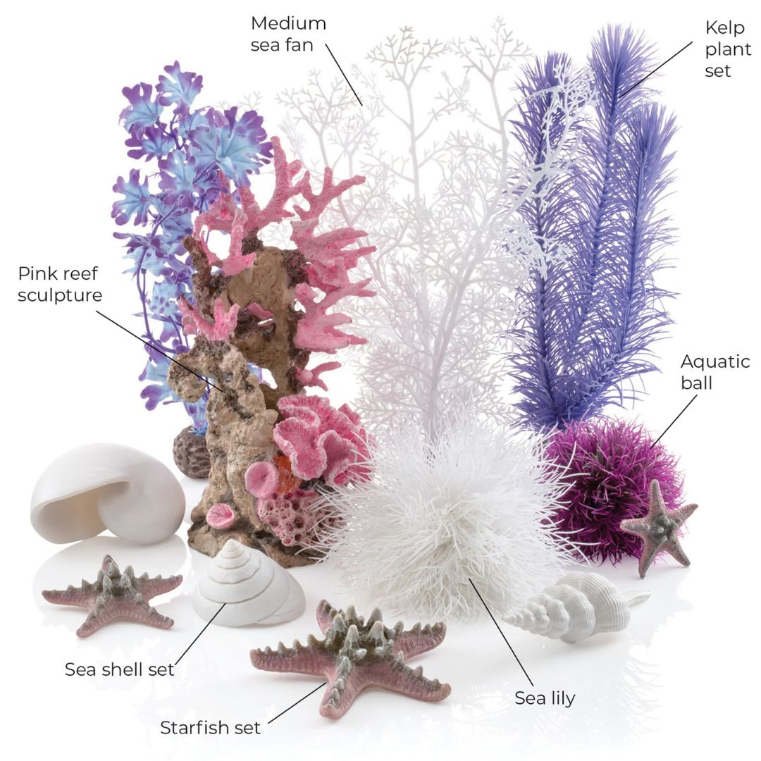 biOrb Decor Set Pink Ocean 3