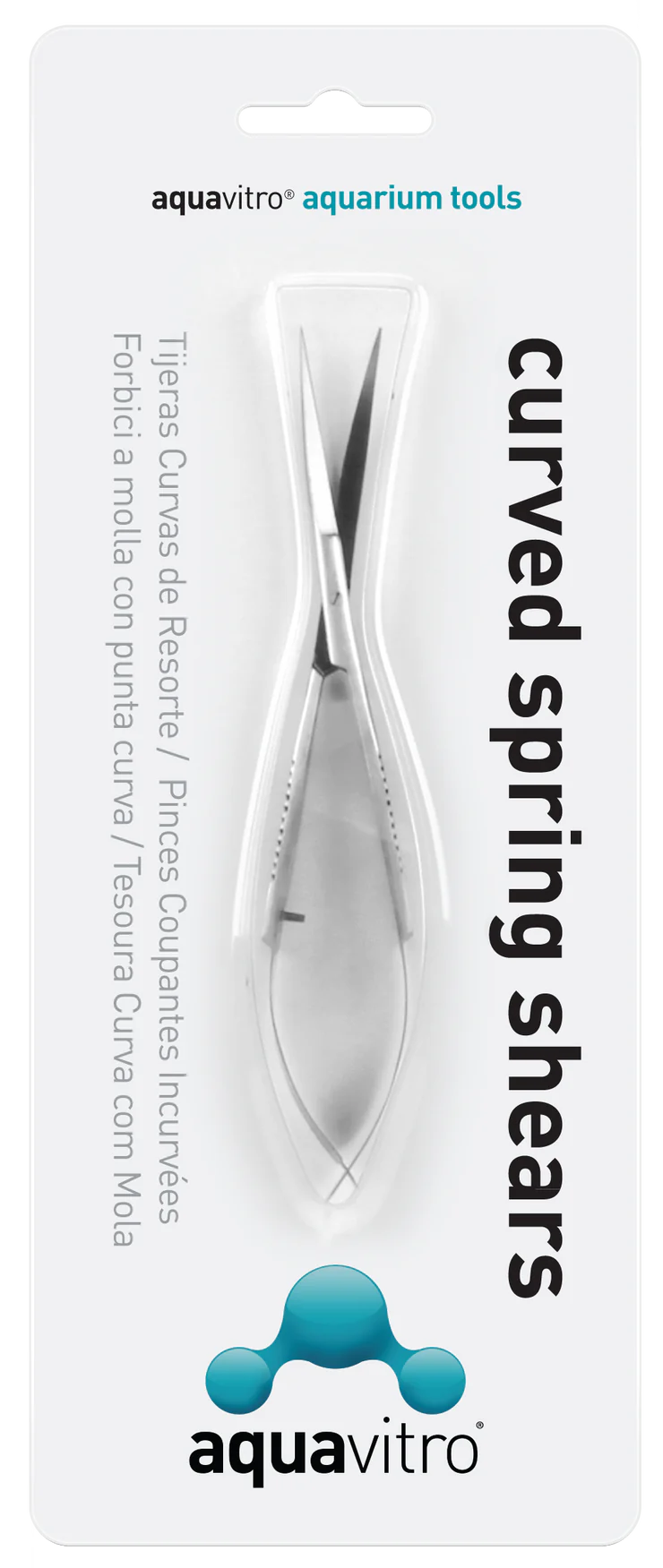 Aquavitro Curved Spring Shears 15cm