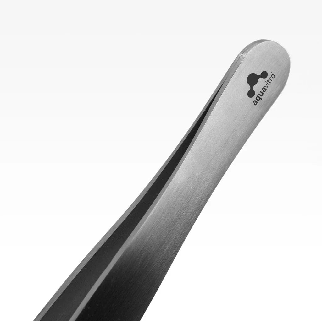 Aquavitro Curved Fine Tip Forceps 25cm 2