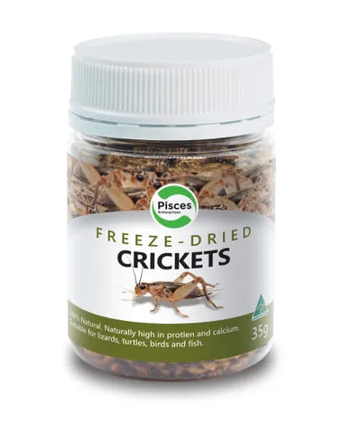 Pisces Freezedried Crickets Jar