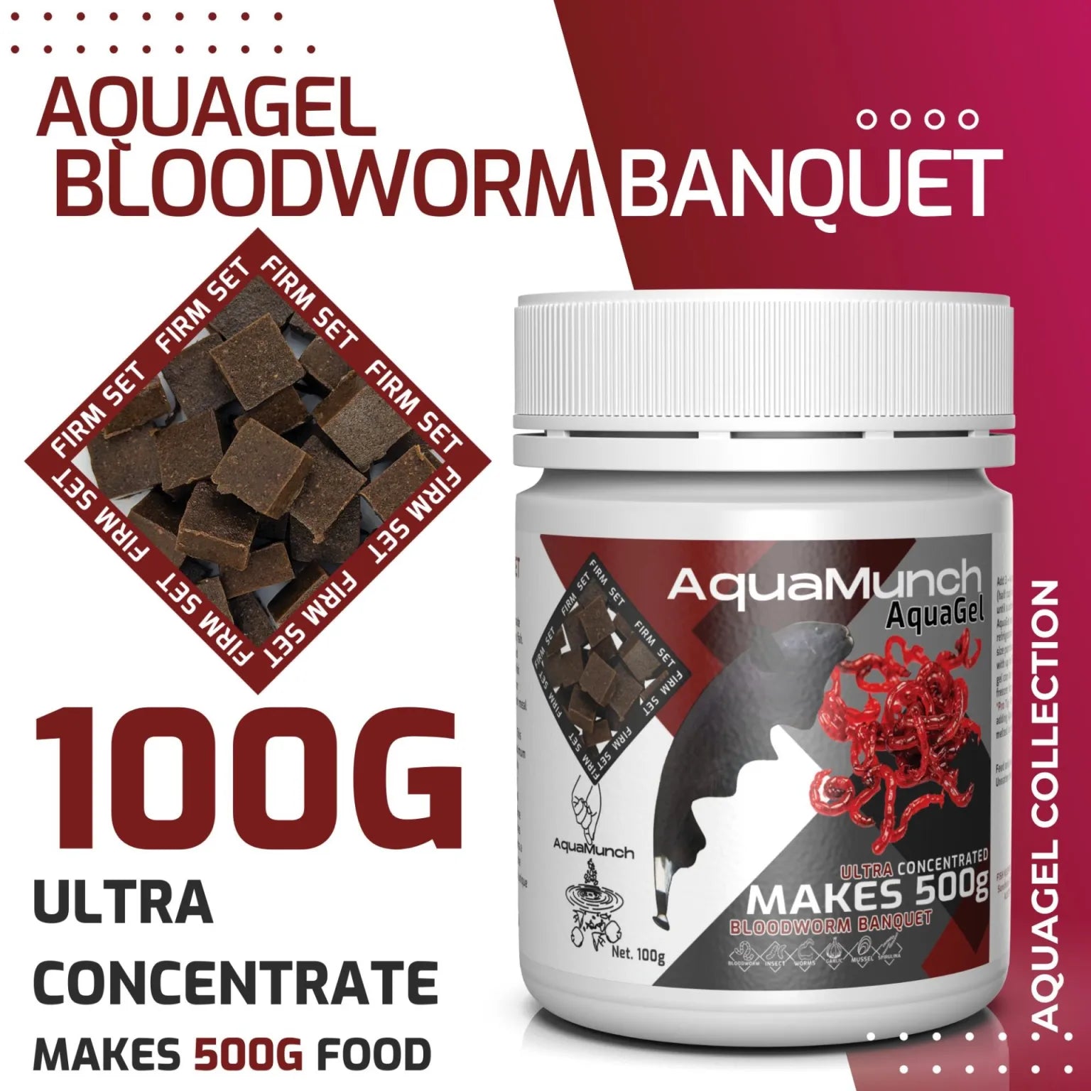 AquaMunch AquaGel Bloodworm Banquet 2