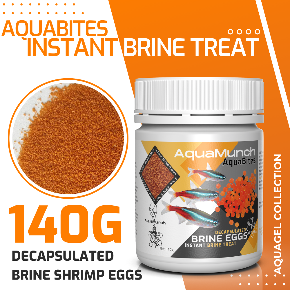 AquaMunch AquaBites Decapsulated Brine Shrimp Eggs