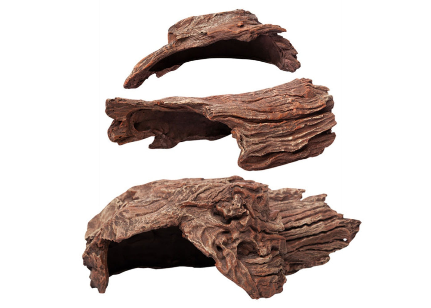 Reptile Ornament Wood Shelter Hole