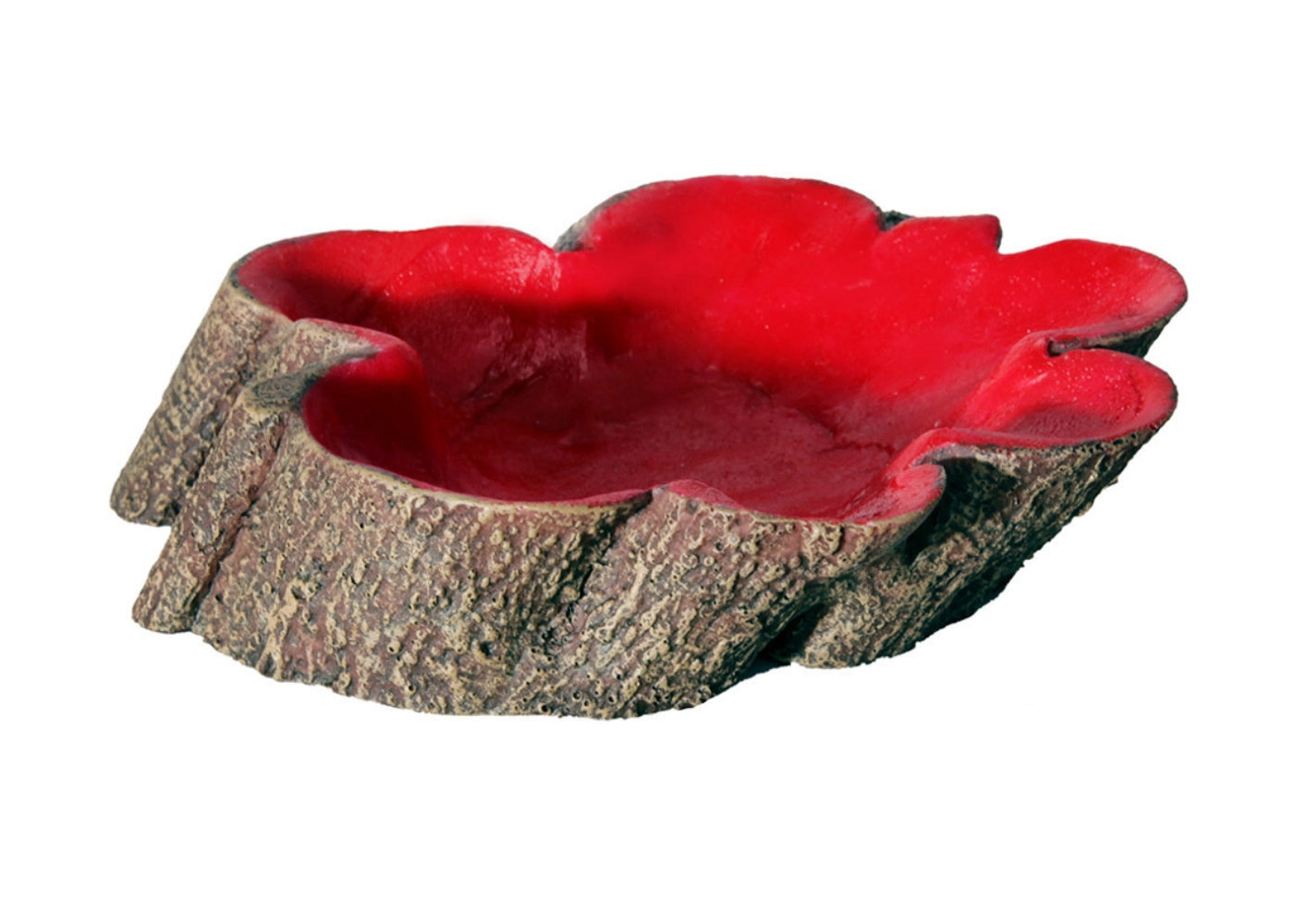 Reptile One Hermit Crab Tree Stump Bowl Red