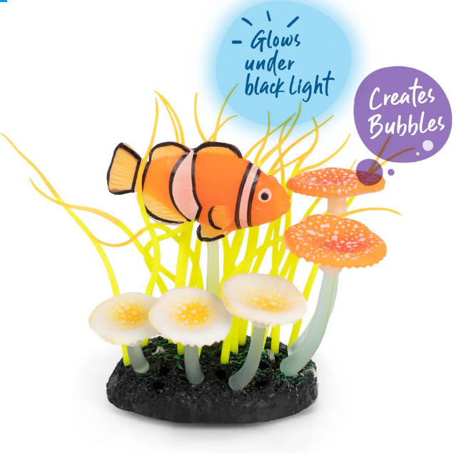 Kazoo - Silicone Plant Coral Garden with Clown Fish & Air 2