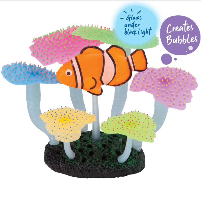 Kazoo - Silicone Plant-Flat Coral w/Clown Fish & Air