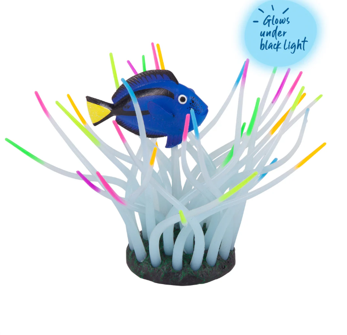 Kazoo - Silicone Plant Sea Anemone w/Blue Tang