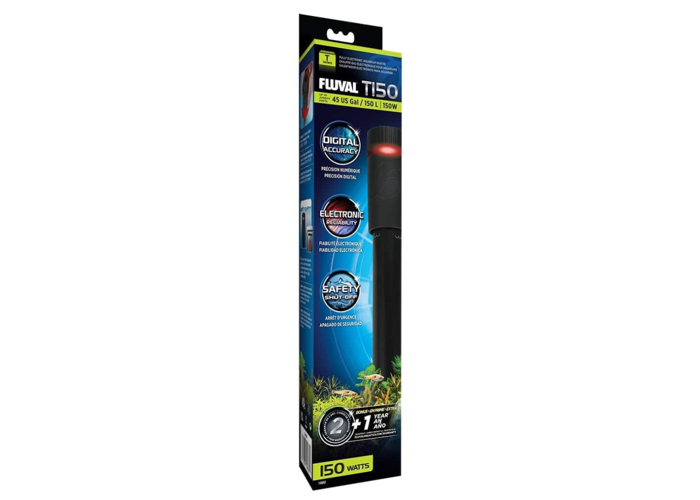 Fluval T Electronic Heater 150w
