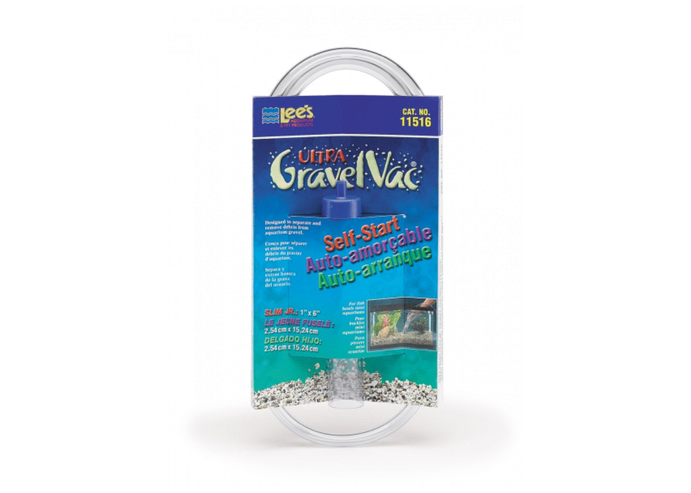 Lee's GravelVac Cleaner Slim Junior 6" Self Start