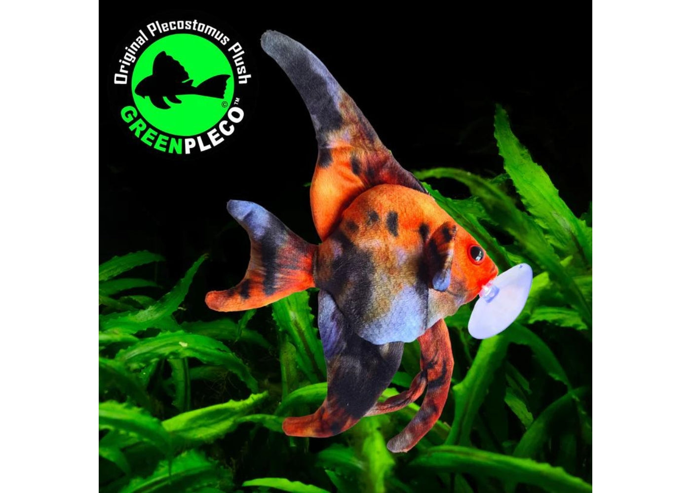 Fish Plushie - Angelfish Sunset 13cm x 22cm