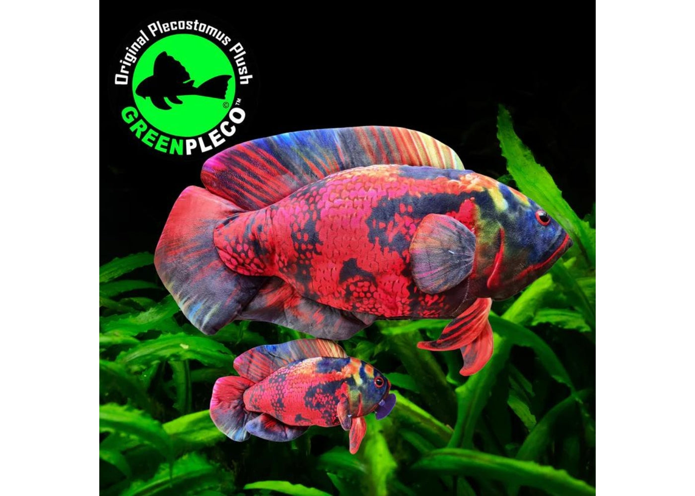 Fish Plushie - Oscar Volcano 30cm