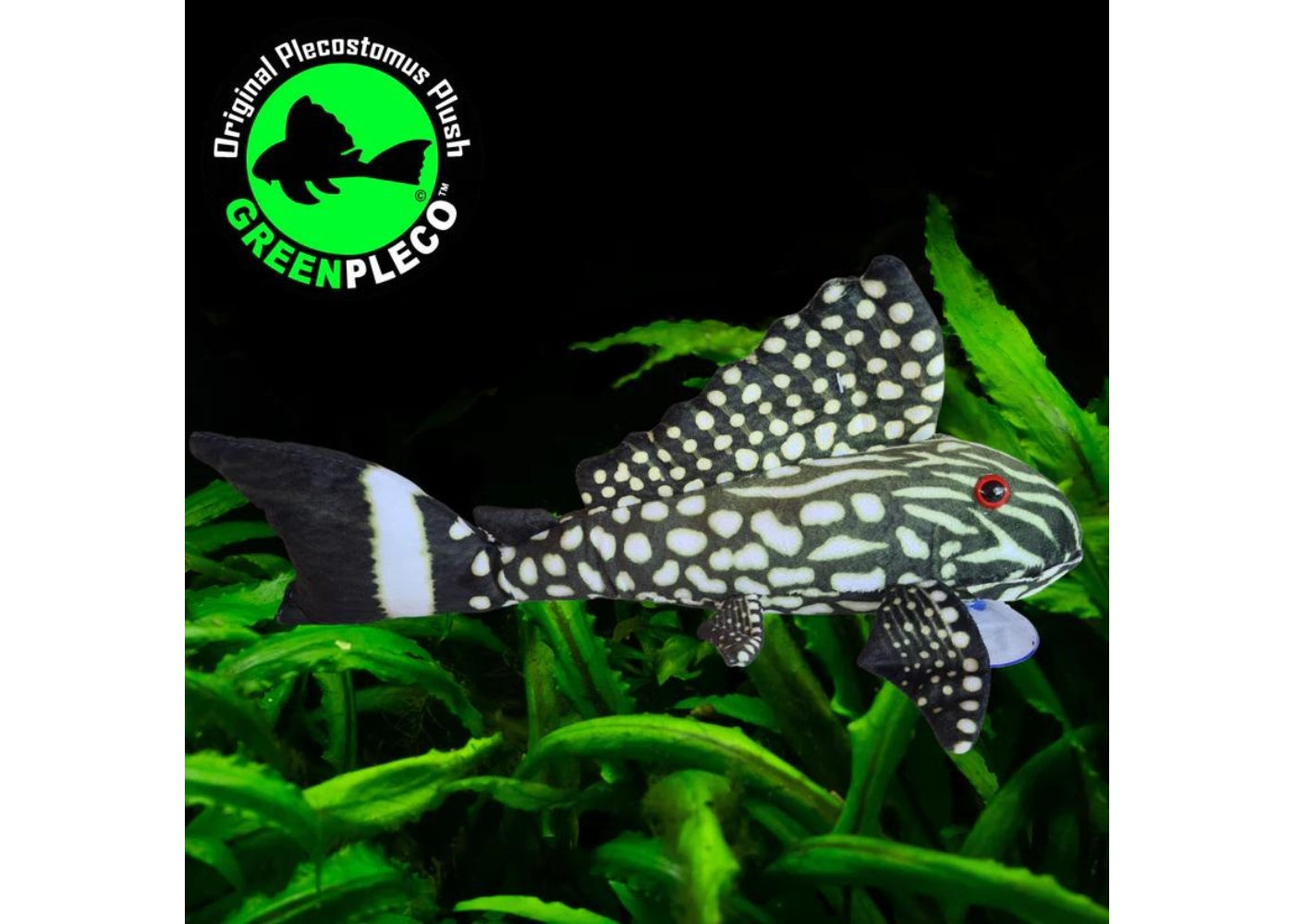 Fish Plushie - Watermelon Pleco 30cm