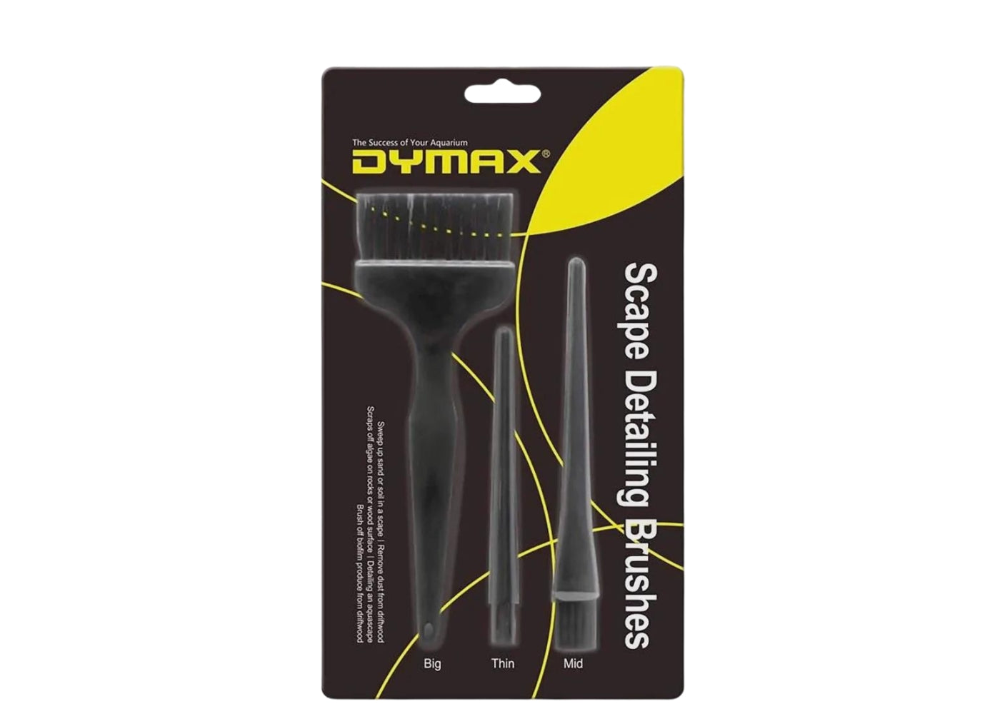 Dymax Detailing Brushes 3PK