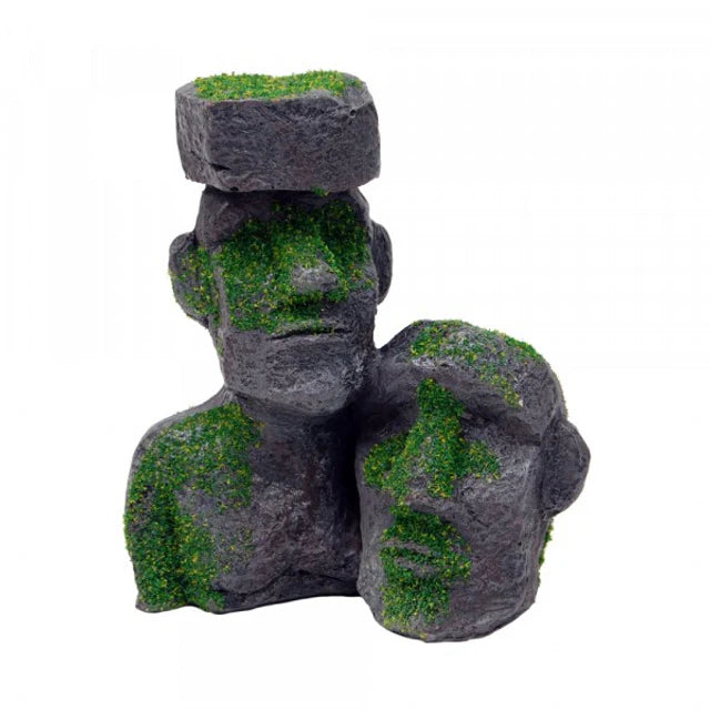 Bioscape Moss Easter Island Statues 12x11cm