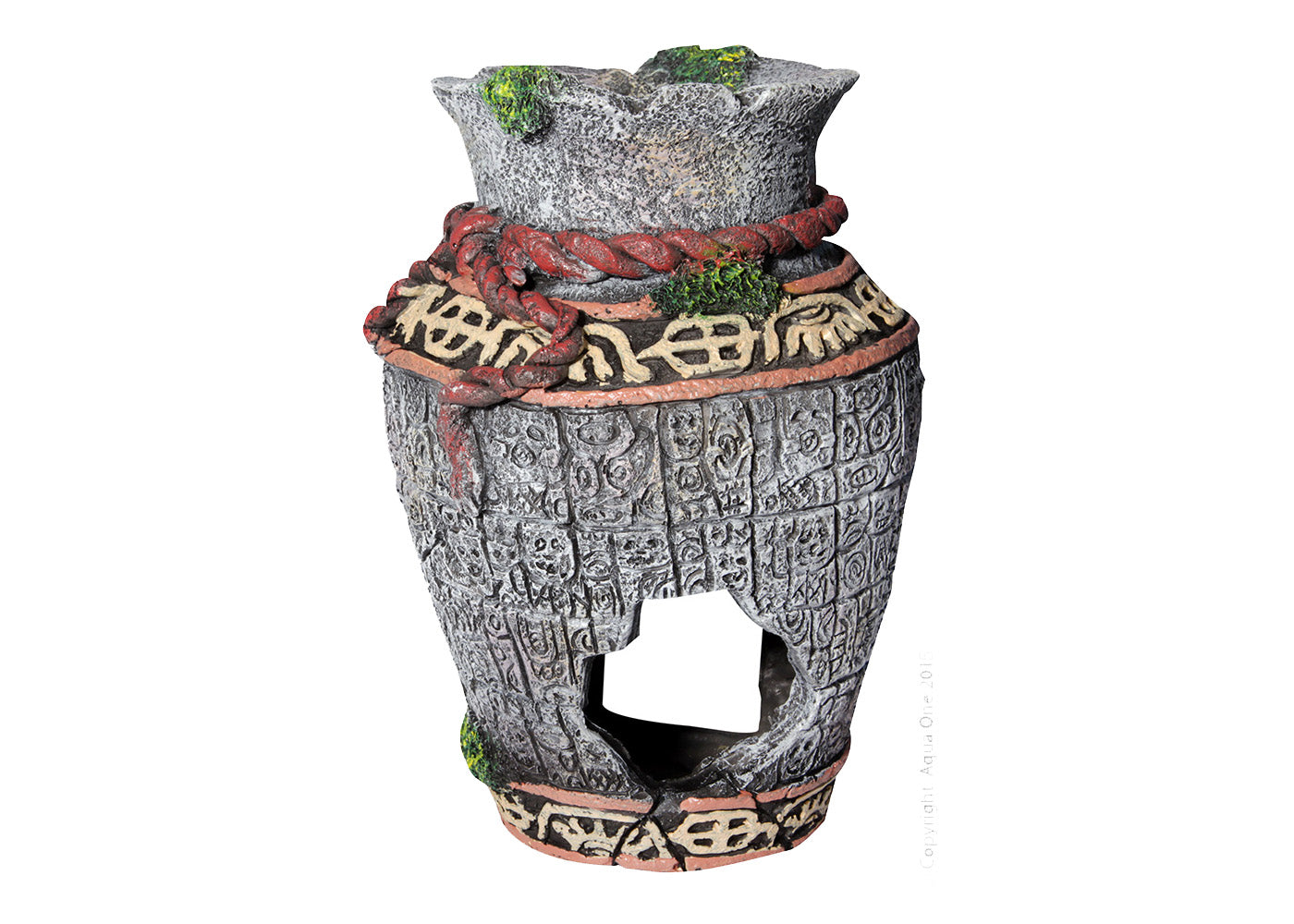 Aqua One Ornament Broken Aztec Vase Small - discontinued