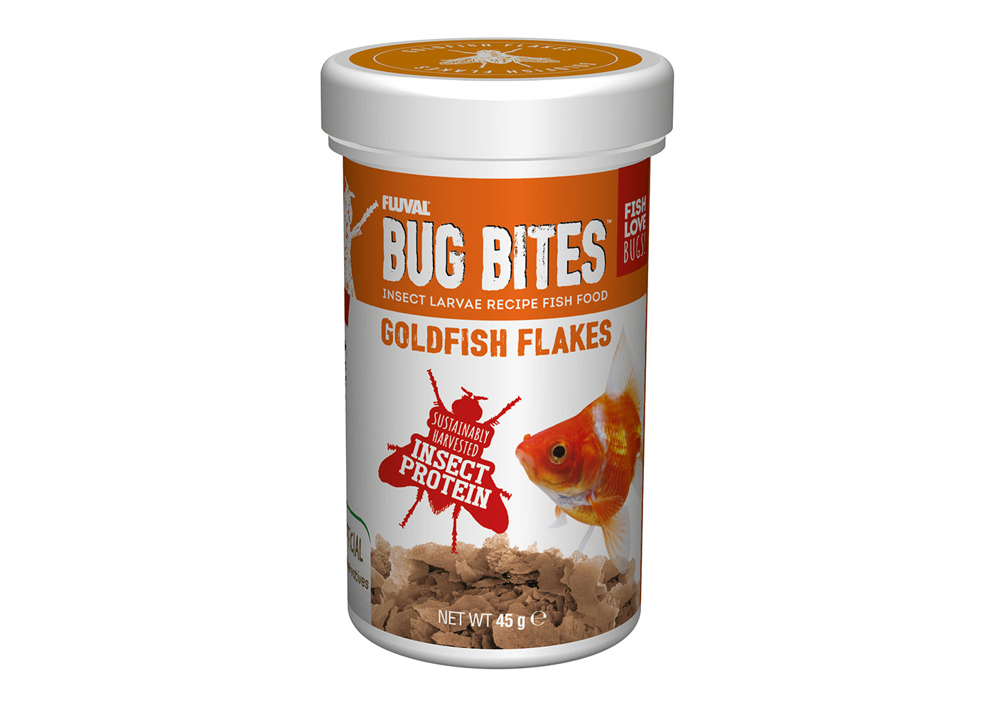 Fluval Bug Bites Goldfish Flakes 2