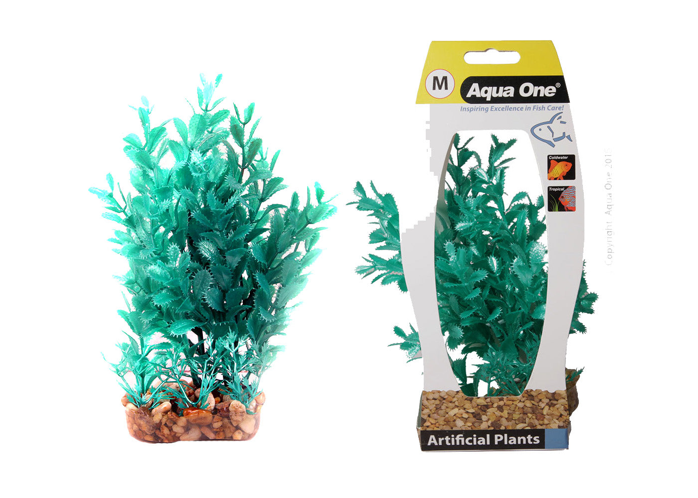 Aqua One Y Plastic Plant Narrow Ludwigia Medium 2