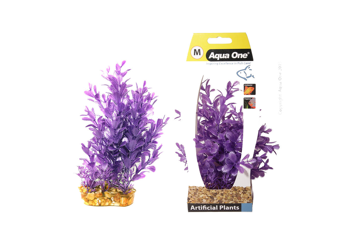 Aqua One Y Plastic Plant Narrow Ludwigia Medium 3