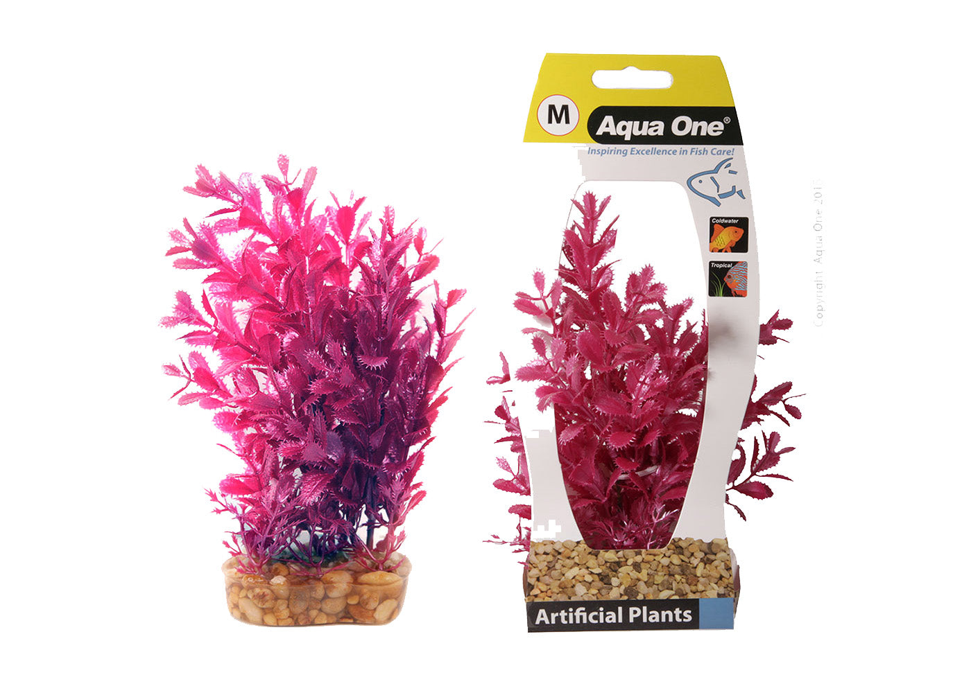 Aqua One Y Plastic Plant Narrow Ludwigia Medium 4