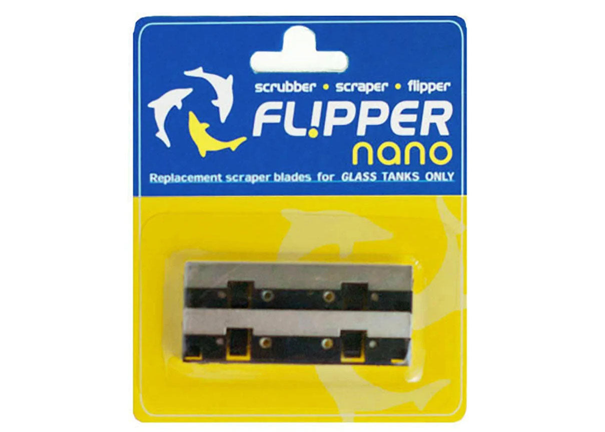 Flipper Nano Stainless Steel Blade for Glass Tanks 2pk