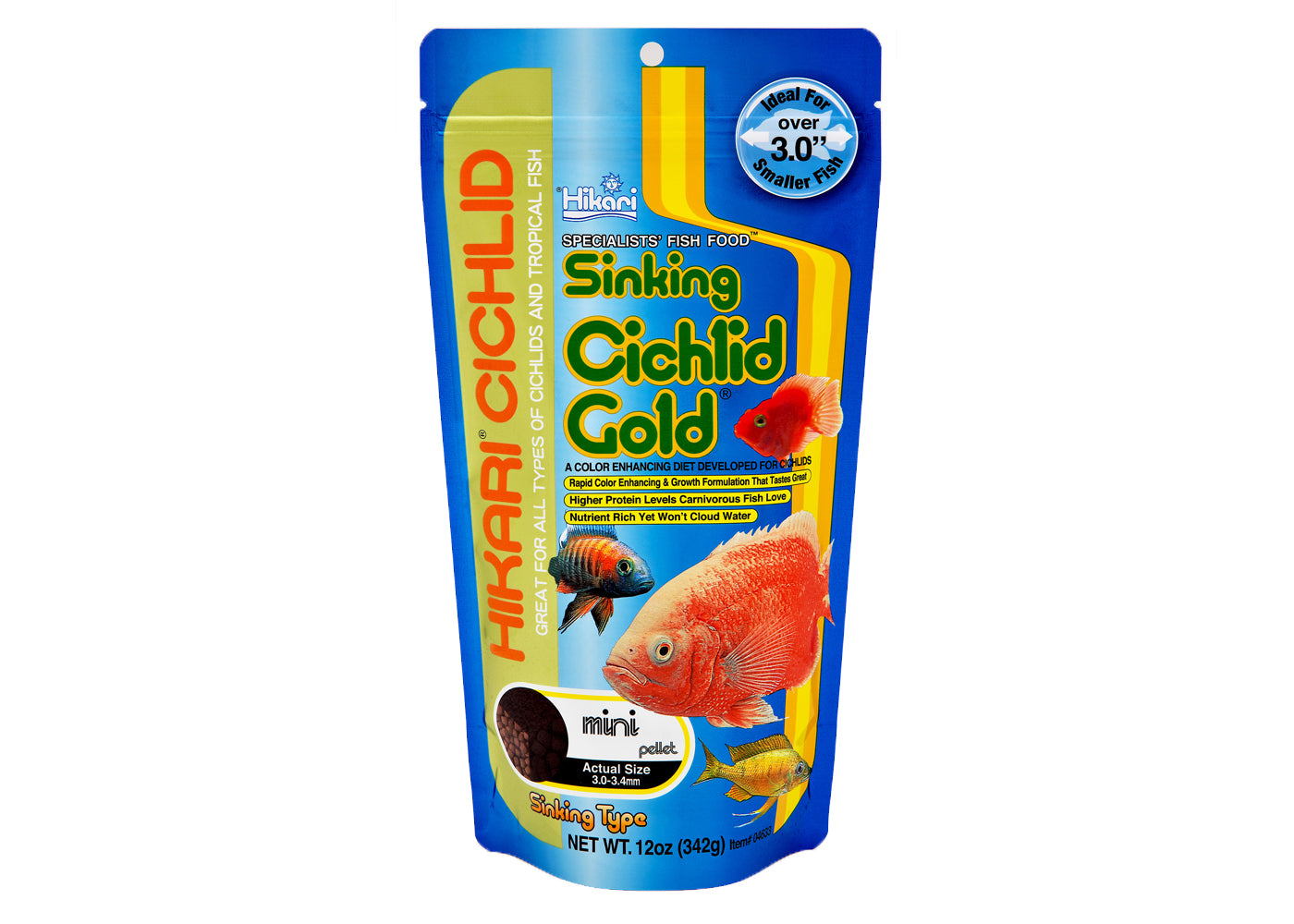 Hikari Cichlid Gold Mini Sinking 2