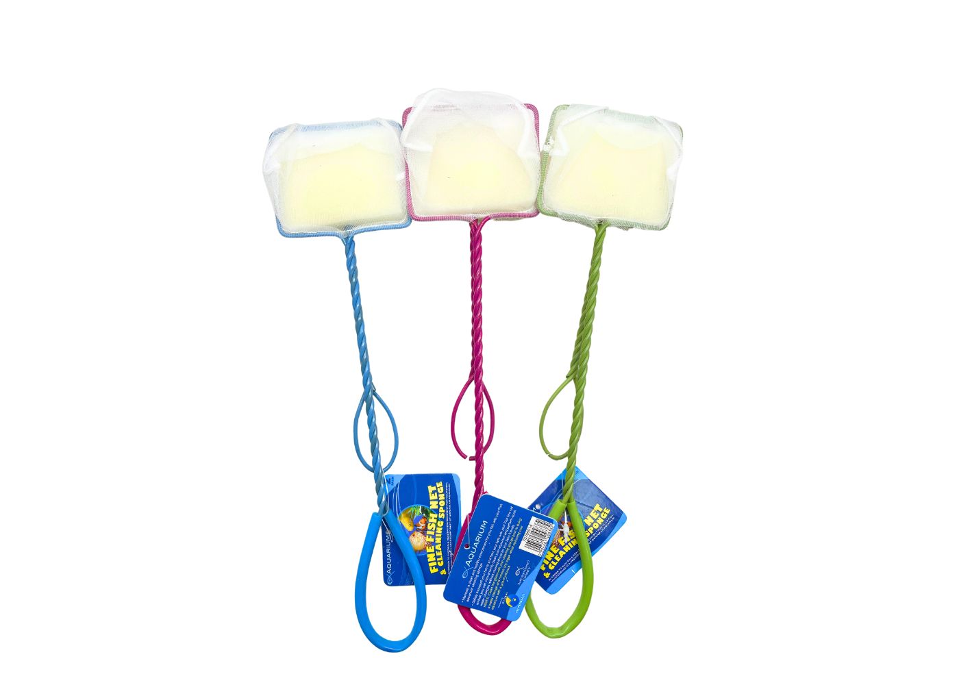 Fine Fish Net & Cleaning Sponge