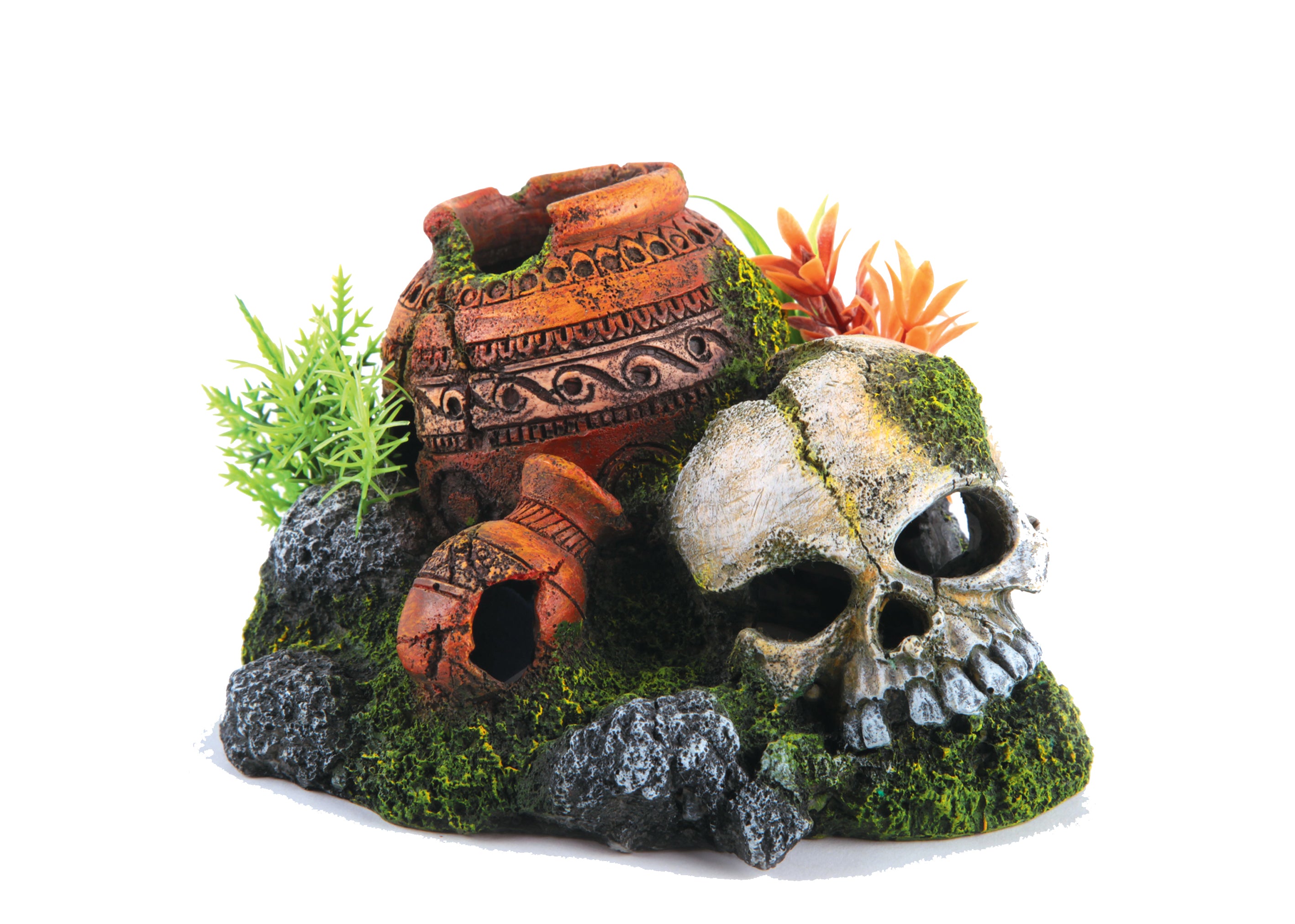Kazoo Skull With Plants & Air