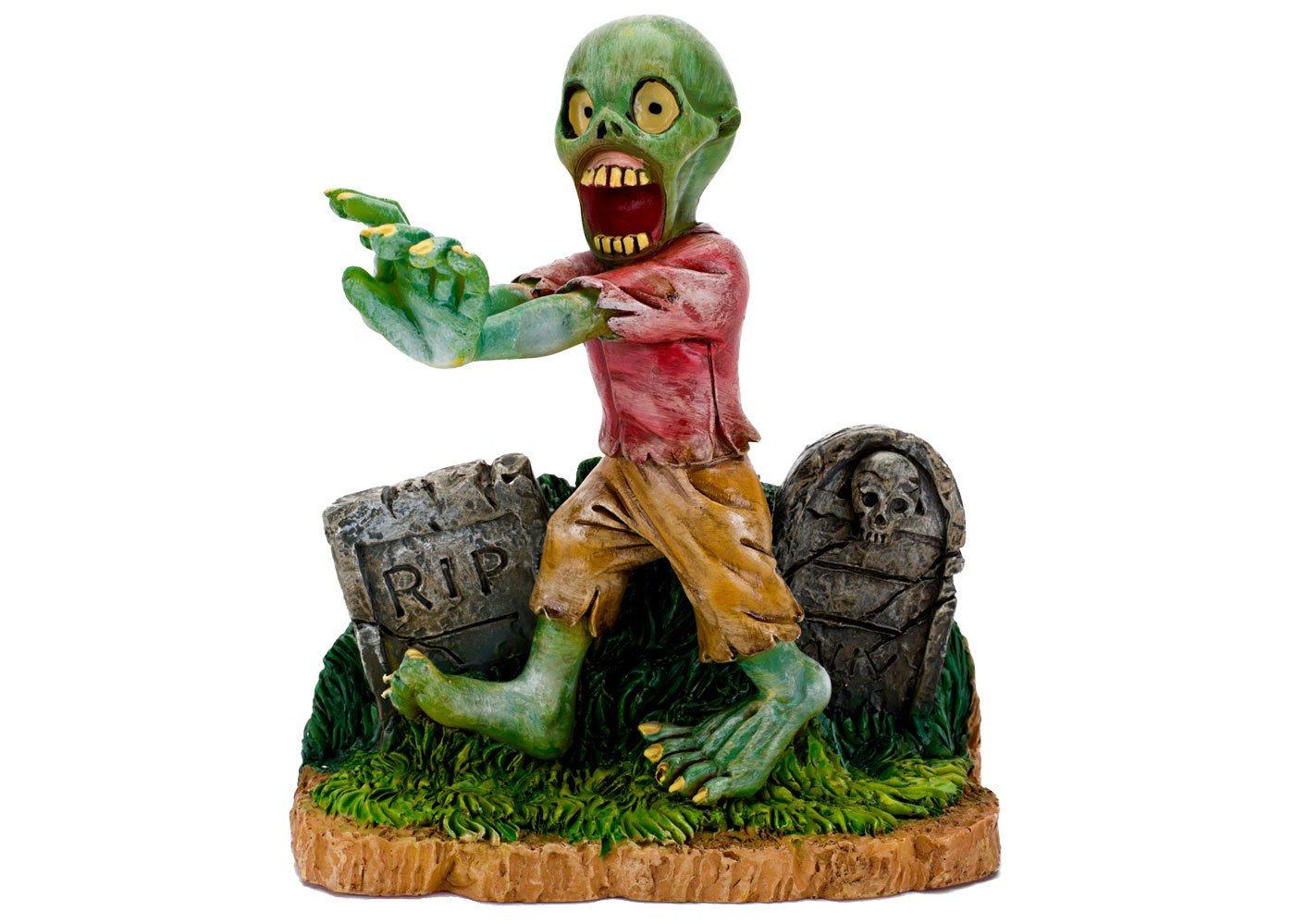 Penn Plax The Swimming Dead Zombie Walking Through Tombstones