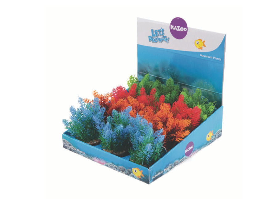 Kazoo Plastic Plants Bottlebrush Leaf Assorted