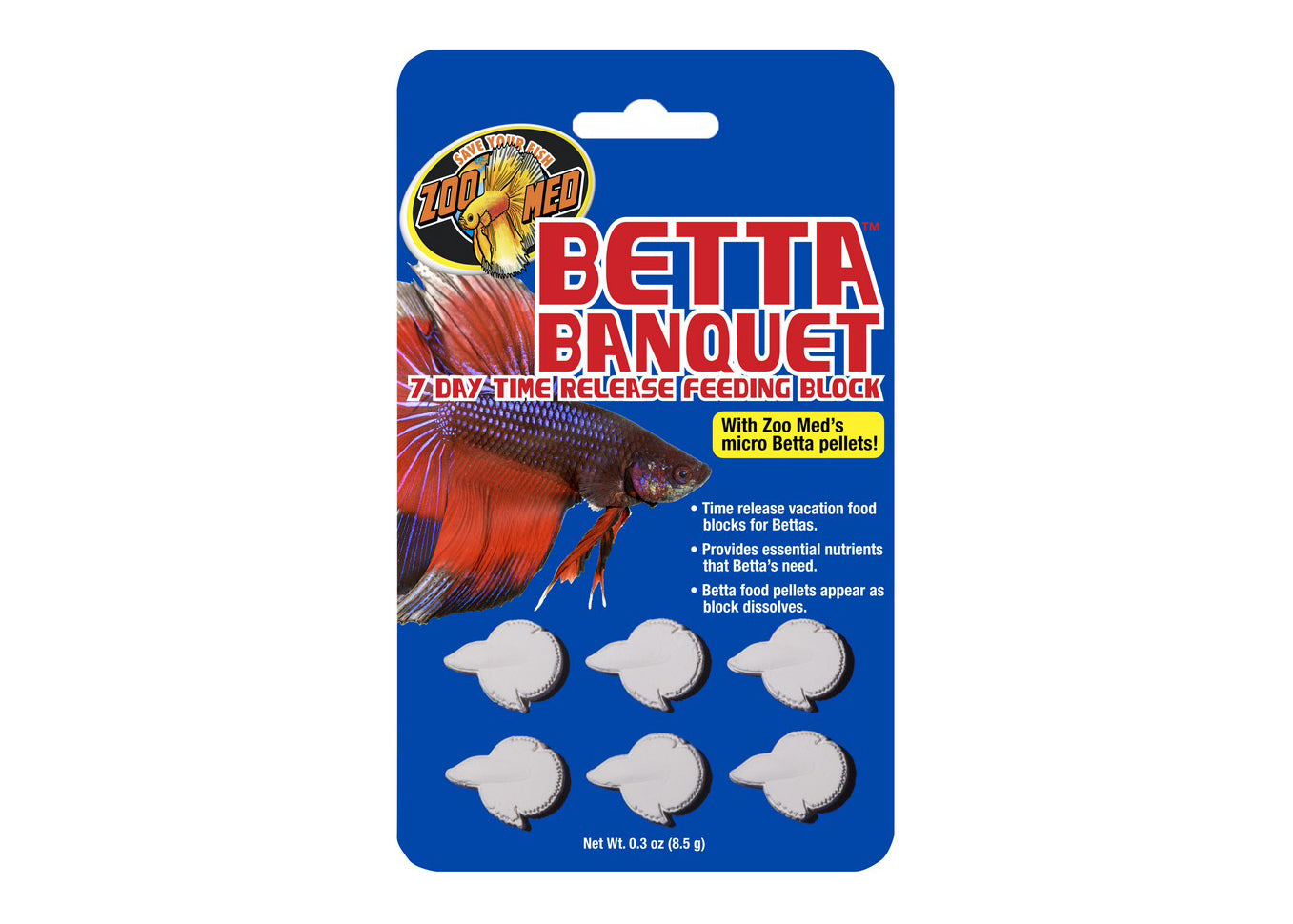 Zoo Med Betta Banquet 7 Day Feeder