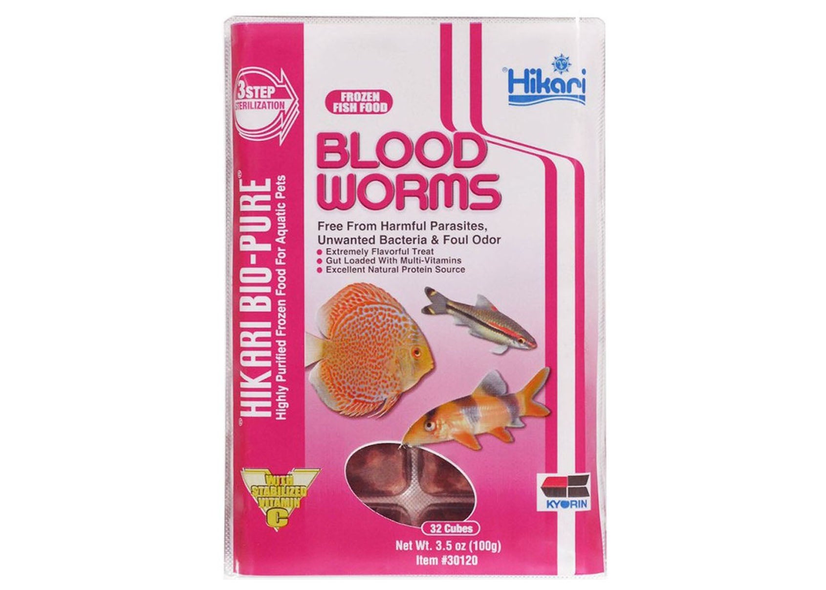 Hikari Frozen Bloodworm (12 Pack)