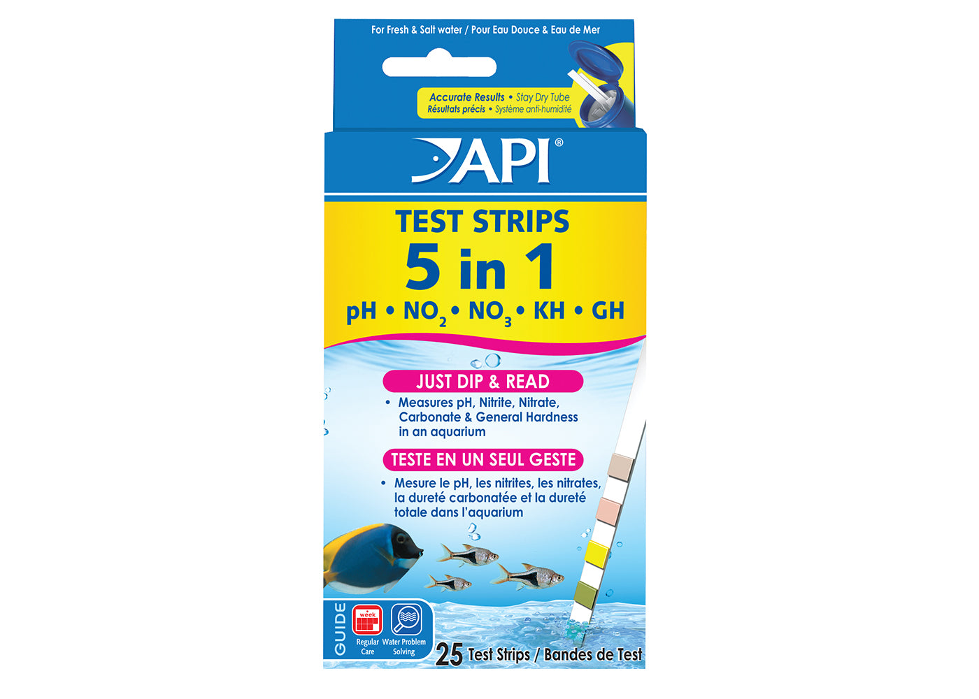 API 5 in 1 Test Strips 2