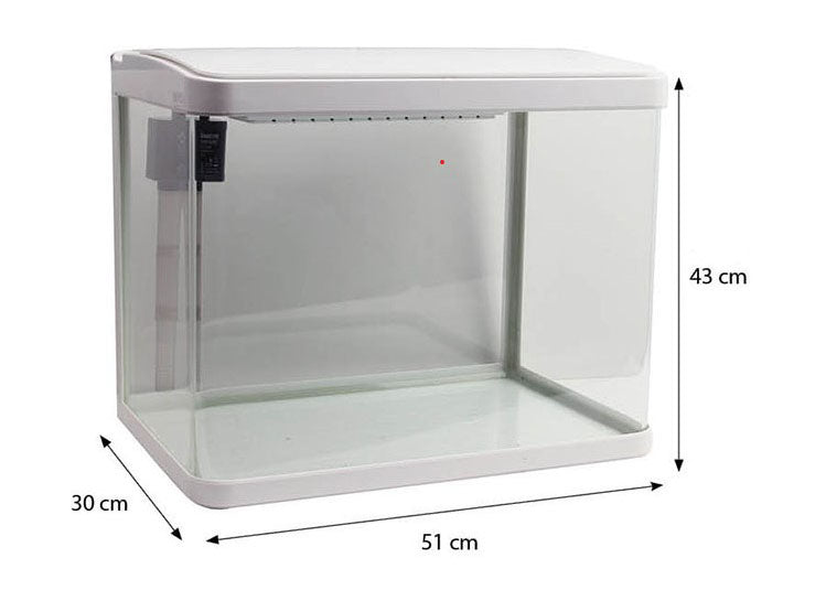 Aqua One LifeStyle 52 Complete Glass Aquarium 51cm 52L Gloss Black 2