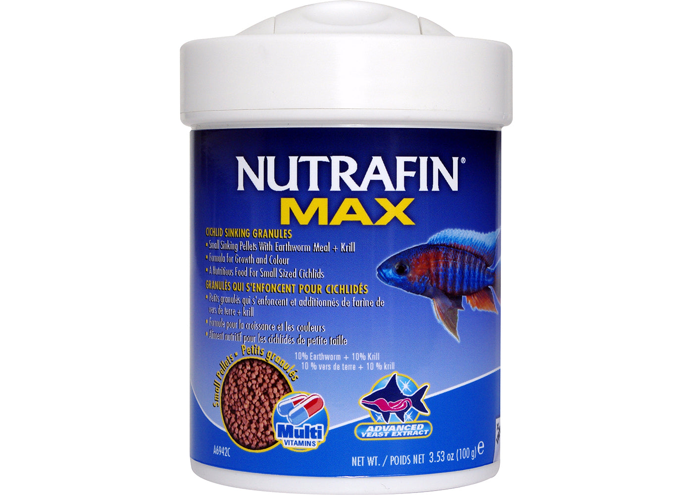 Nutrafin Max Cichlid Granules Medium