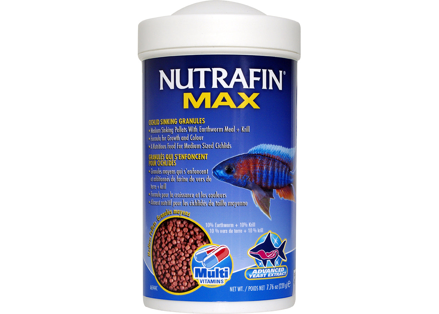 Nutrafin Max Cichlid Granules Medium 2