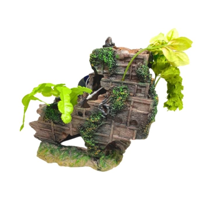 Penn Plax Shipwreck Stern