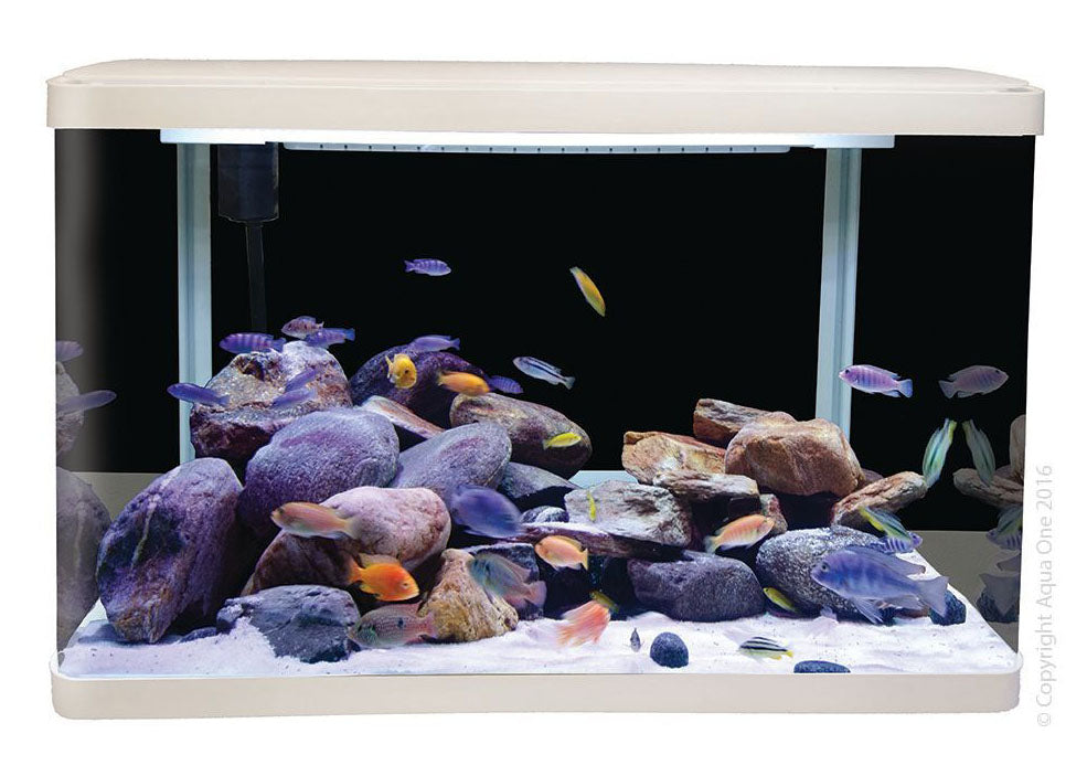 Aqua One LifeStyle 127 Complete Glass Aquarium 80cm 127L Gloss Black 3