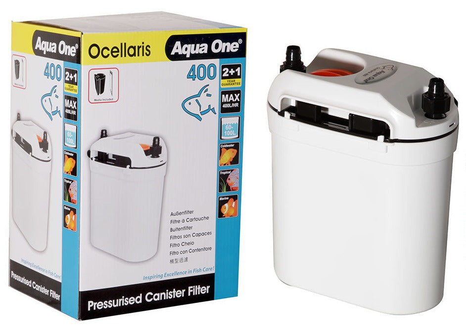 Ocellaris 400 Canister Filter 400l/hr Hose D12/16
