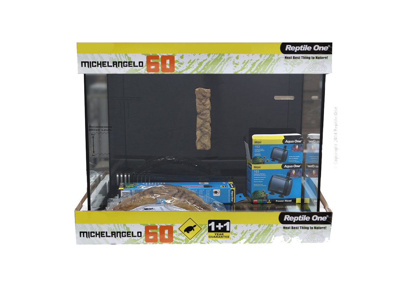 Reptile One Turtle Eco 60 Glass Tank 2