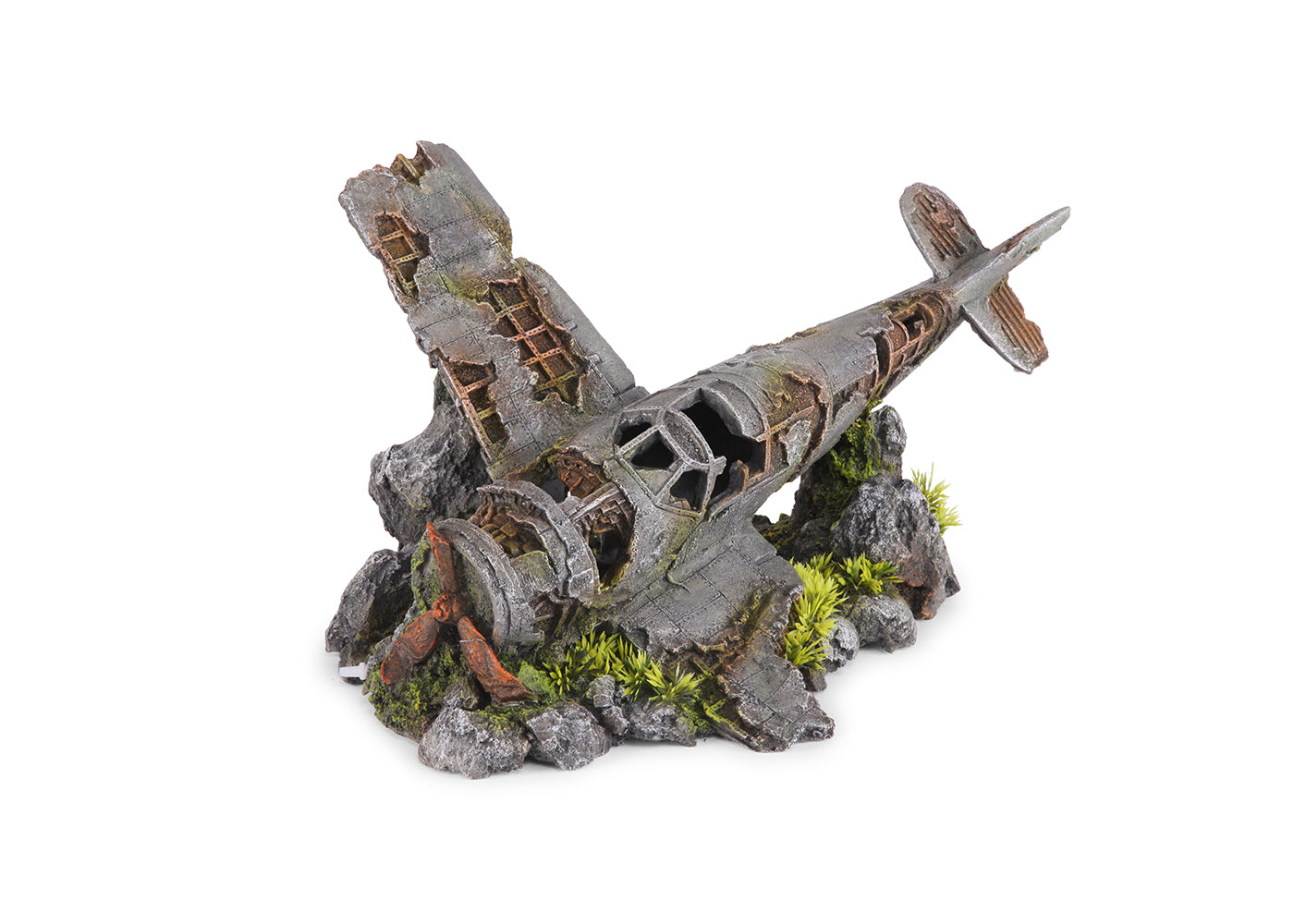 Kazoo Crashed Plane With Plants and Air