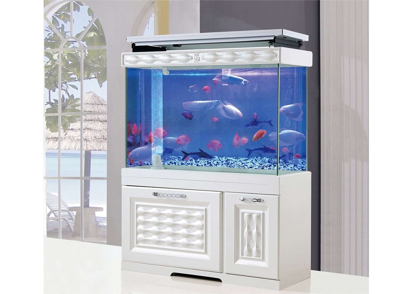 Oceanson T120 - 120cm x 50cm x 85cm / 65cm Aquarium, Cabinet and Sump 2