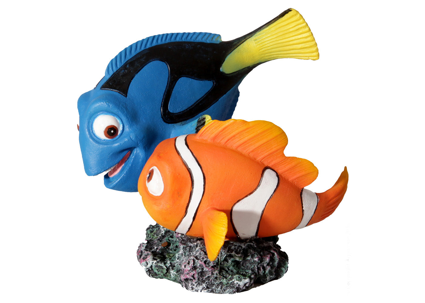 Aqua One Ornament Blue Tang And Clownfish 10x9.5x9.8cm