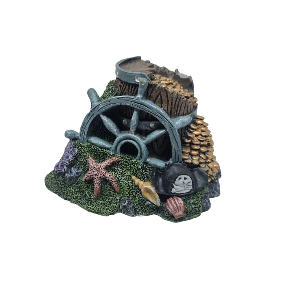 WLPET Barrel of Gold Shipwreck Aquatic Ornament