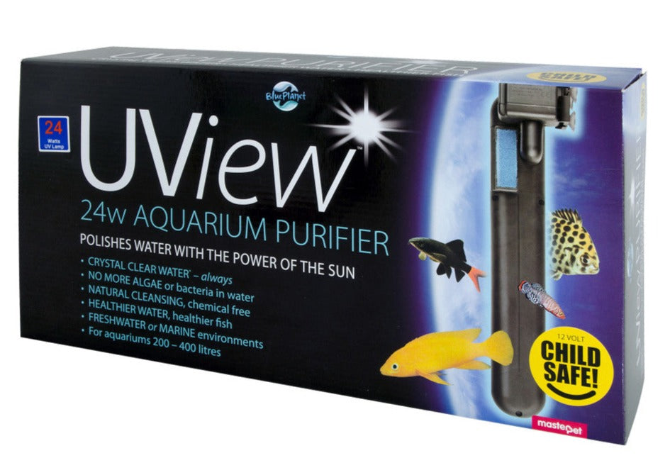Green Killing Machine UView Aquarium Purifier 24w for 200-400L