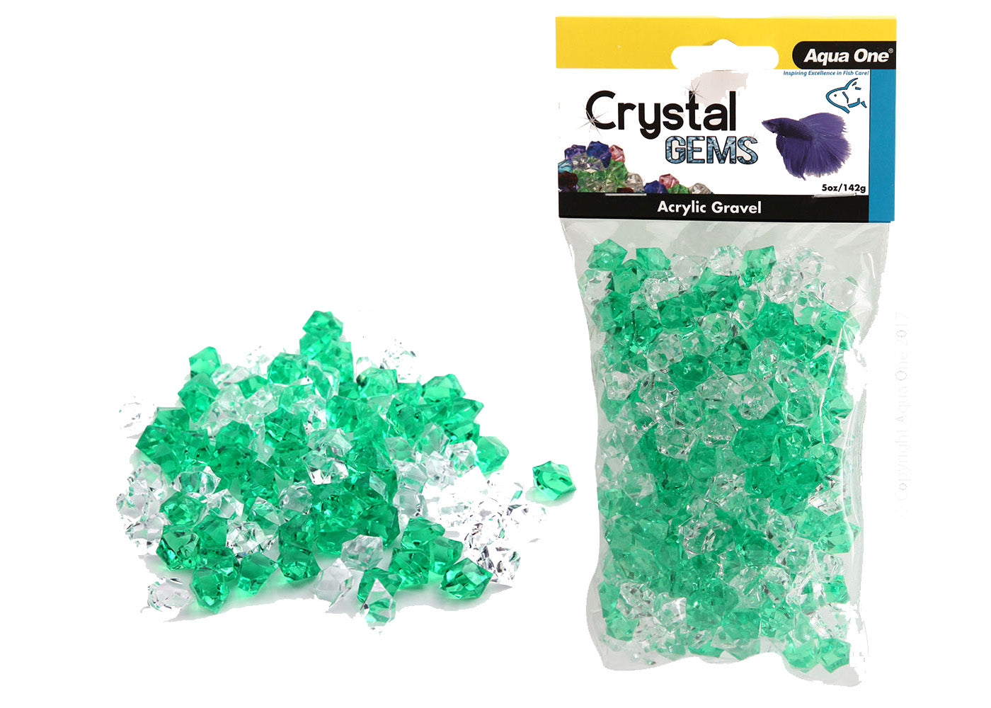 Aqua One Crystal Gems Acrylic Betta Gravel 145g 15mm - dicontinued 4