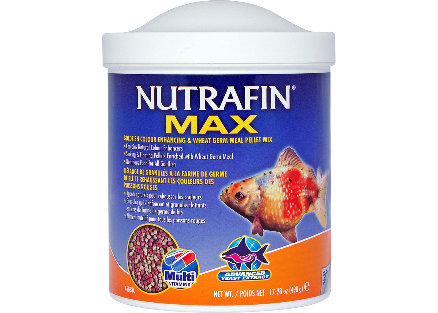 Nutrafin Max Goldfish Wheatgerm Pellet 2